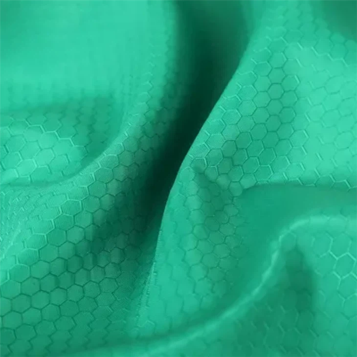 Hexagonal mesh PVC Coat Waterproof Fabric